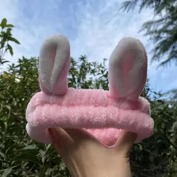 Женские эластичные резинки для волос, держатель для волос при умывании, милые повязки на голову с бантом и ушками животных, тюрбан, модные аксессуары для волос