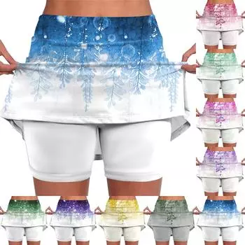 Женские эластичные спортивные брюки для бега с высокой талией и узким принтом