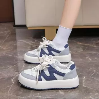 Женские элегантные дизайнерские туфли на шнуровке из вулканизированной стали, женская весенняя новая простая однотонная обувь для отдыха на открытом воздухе, для офиса и спорта 35