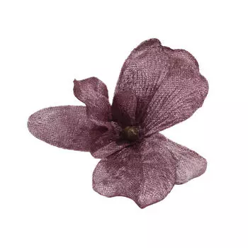 Женские элегантные гавайские заколки для волос с цветком, нескользящие, бабочки, орхидеи, пляжные заколки для волос, праздничные аксессуары для волос One Size кофейный