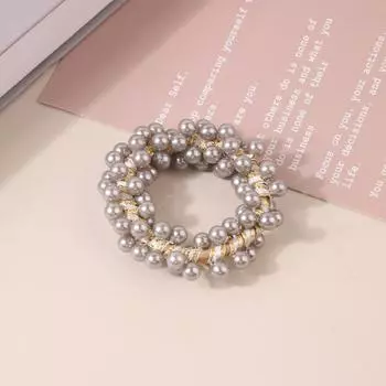 Женские элегантные резинки-скранчи с жемчужными цветами для женщин, девочек, резинки для волос, держатели для хвостика, аксессуары для волос, эластичные резинки для волос