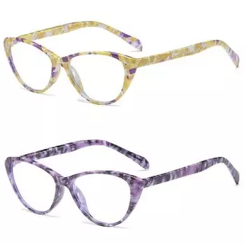 Женские элегантные удобные очки с цветами, очки для чтения, очки с защитой от синего света, защита глаз + 1,0-+ 4,0, очки Strength 4