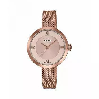 Женские аналоговые часы с розовым золотом, Rose Gold Analog Women s Watch, Casio