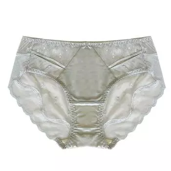 Женские антибактериальные сетчатые кружевные трусики с полым сердцем Pure Lust one size