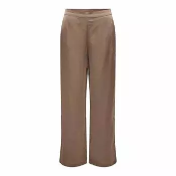 Женские атласные брюки обычного черного цвета JDY