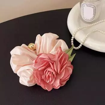 Женские аксессуары для волос Резинки для волос Резинки для волос Цветы Веревка для волос Держатель для хвоста Атласная резинка для волос