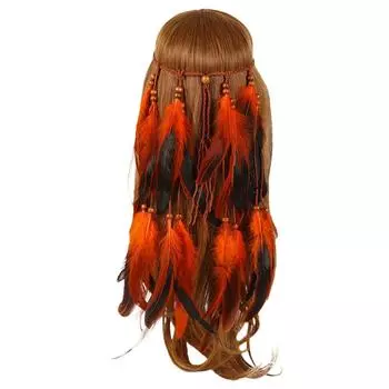 Женские аксессуары для волос с пайетками и перьями, для танцев, свадьбы, в стиле ретро 1920-х годов, Гэтсби, для вечеринки, женские головные уборы, нарядные повязки на голову с перьями One Size