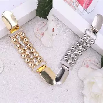 Женские аксессуары, круглые простые зажимы для одежды, зажимы для кардигана с пряжкой для одежды None золотой