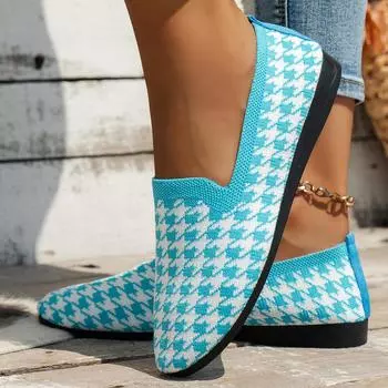 Женские балетки 2024 года, новые весенние, летние, осенние кроссовки, женские мокасины на плоской подошве с круглым носком, женская повседневная обувь на мелкой подошве, Zapatos De Mujer 36 чёрный