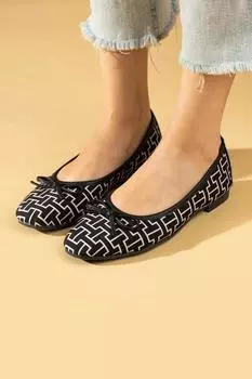 Женские балетки H с бантом на удобной подошве 020-756-24Kuma