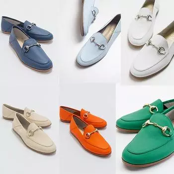 Женские балетки из натуральной кожи нового сезона