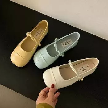 Женские балетки Модные женские повседневные балетки на мягкой подошве Весенние женские удобные балетки с неглубокой подошвой 35