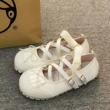 Женские балетки на плоской подошве Модные элегантные туфли с перекрестными ремешками Женские туфли на плоской подошве для улицы Модные балетки на плоской подошве 37