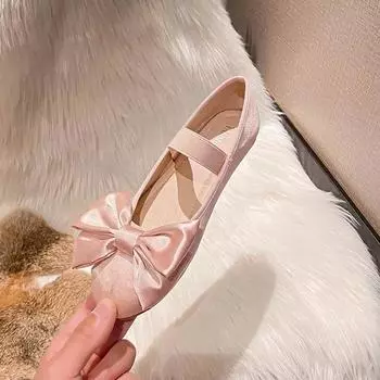 Женские балетки на плоской подошве с бантом, осенние новые туфли Лолиты с ремешками на щиколотке, женские туфли Мэри Джейн без шнуровки на толстой подошве, женские одинарные туфли 33 белый