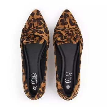 Женские балетки Туфли Нарядные Заостренный носок Удобные Лоферы с бантом Женские Повседневные На низком каблуке Обувь для ходьбы Одинарные балетки 38