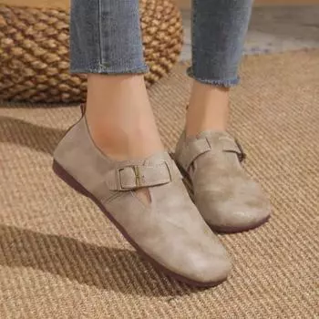 Женские балетки весна осень ручной работы балетки мокасины обувь женские удобные мягкие кожаные плоские кроссовки женские Zapatos De Mujer 36 чёрный