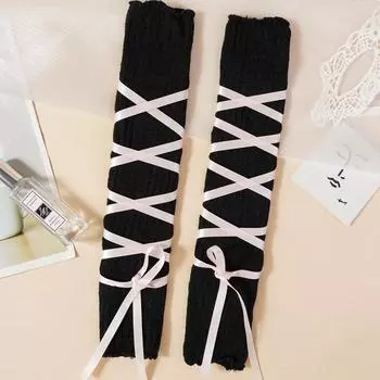 Женские балетные носки, леггинсы, теплые осенние и зимние носки, однотонные балетные носки, дышащие, впитывающие пот и приятные для кожи one size