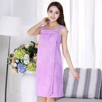 Женские банные полотенца с бантом, модные женские носимые быстросохнущие однотонные банные полотенца, пляжные спа-халаты, банная юбка L