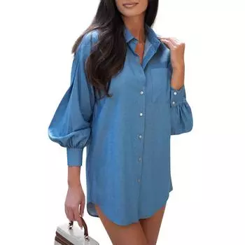 Женские базовые футболки с длинными рукавами и изогнутым подолом, летние топы, облегающие футболки, одежда S синий