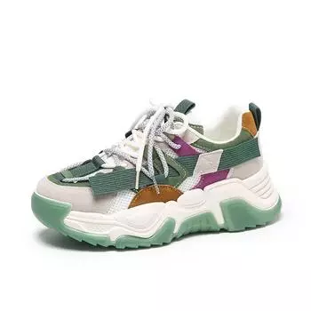 Женские белые массивные кроссовки, кроссовки для бега на платформе, женская черная повседневная обувь, большие размеры 35–45, Zapatillas De Mujer 35