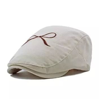Женские береты, модные береты, хлопковые кепки газетчика, повседневная шапка-бини, кепка с козырьком, шляпа водителя чёрный