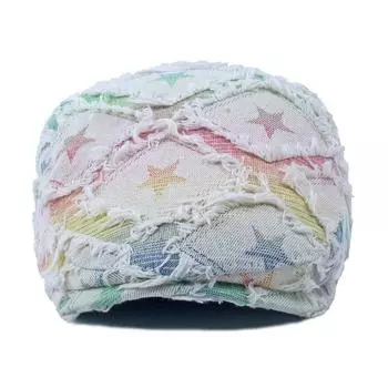 Женские береты Весна Лето Цветные кепки Newsboy Модные мужские кепки с плоским козырьком Женские береты для художников