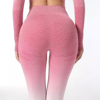 Женские бесшовные брюки с высокой талией для йоги, леггинсы для спортзала с принтом, спортивная одежда, эластичные леггинсы для занятий спортом, фитнеса, колготки S серый