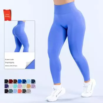 Женские бесшовные штаны для йоги Jenny s с заниженной талией, плиссированной талией и приподнимающим бедра дизайном, 20 цветов M