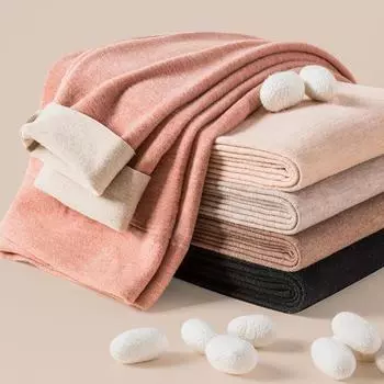 Женские бесшовные термобрюки из бархата - шерстяные, шелковые и бархатные плотные леггинсы для осени/зимы XL