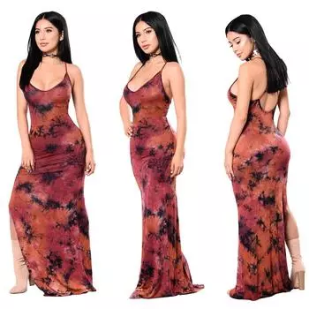 Женские без рукавов подтяжки с принтом невесты подружки невесты свадебные длинные платья вечерние макси бальные платья S вино красного