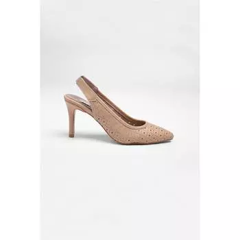 Женские бежевые кожаные сандалии на каблуке Новые летние удобные дышащие повседневные качественные стильные легкие сандалии