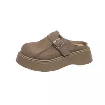 Женские Биркенштоки на толстой подошве, все включено, ленивые люди увеличивают рост одним движением, весна и лето 2025, новая модель Doudou, одинарные туфли 35