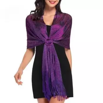 Женские блестящие шаль из металлической проволоки, шарфы для подружек невесты, накидки с пуговицами для шарфа, аксессуары для свадебной вечеринки вино красного