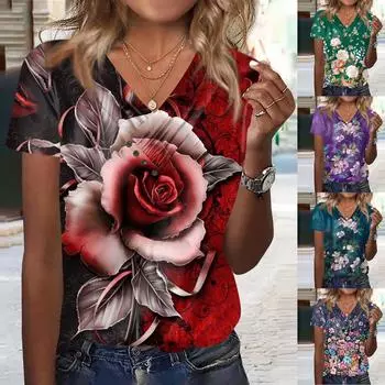 Женские блузки, нарядные повседневные сексуальные модные плиссированные футболки с перекрестным вырезом и воротником на пуговицах, модная одежда, топы-туники, футболки, пуловеры, топы L синий