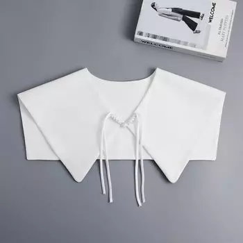 Женские блузки, топы, поддельные воротники, шали для женщин, поддельные воротники, съемные лацканы, полурубашка, галстук, поддельная блуза, воротник-стойка