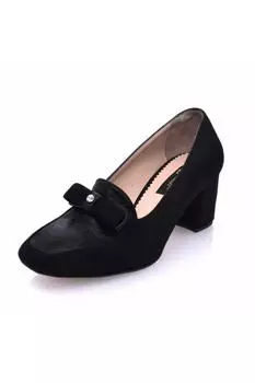 Женские большие туфли больших размеров 15218, черные