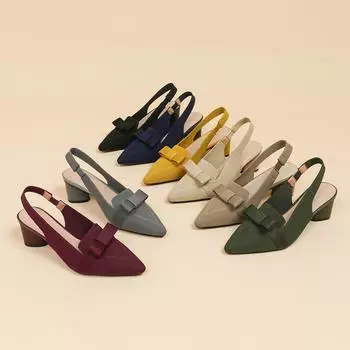 Женские босоножки Flyknit большого размера с острым носком на толстом высоком каблуке, летние повседневные однотонные вязаные босоножки с грубым каблуком, размеры 34-43 34 чёрный