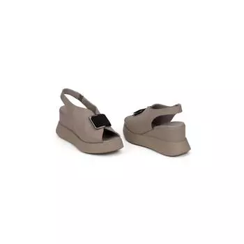 Женские босоножки из натуральной кожи Повседневные Туфли на танкетке Удобные стильные сандалии Качественные повседневные стильные сандалии