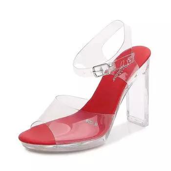 Женские босоножки, летние босоножки на танкетке ярких цветов, черные босоножки на высоком каблуке, серия 9053, каблук 11 см, платформа 2 см, LFD 34 белый