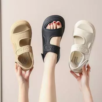 женские босоножки лето 2024 мода женские туфли на платформе квадратный каблук открытый носок римский дизайн сексуальные туфли женские женские босоножки 34 дубильная кора