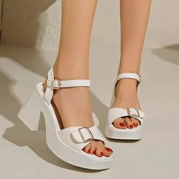Женские босоножки на танкетке с застежкой-молнией Fish Mouth Platform High Heels Slope Sandals Women Shoes Женские босоножки на платформе с застежкой-молнией Zapatillas Mujer 38 абрикосовый
