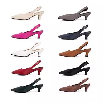 Женские босоножки на высоком каблуке, летние, новые, с острым тонким каблуком, большого размера, сандалии с сумкой на голову 34 чёрный