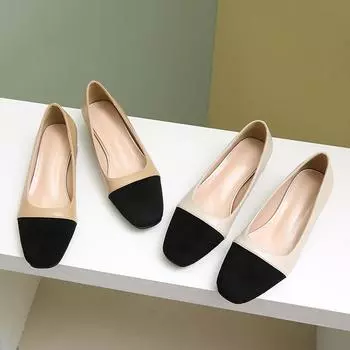 Женские босоножки на высоком каблуке в стиле ретро, модельные туфли, сабо с закрытым квадратным носком, элегантные туфли-лодочки на низком каблуке, свадебная обувь, повседневные туфли на плоской подошве 42 35