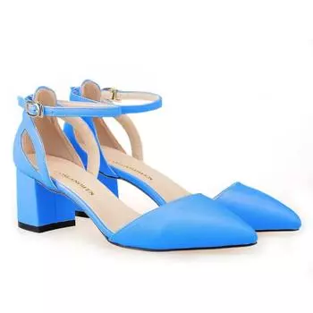Женские босоножки, одинарные, сексуальные, туфли на высоком каблуке 5 см, острый нос, толстый каблук, матовая кожа, полое горлышко, свадебная вечеринка, работа, обувь OL 35