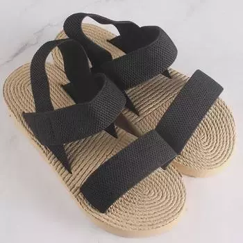 Женские босоножки Roman EVA на среднем каблуке с круглым носком — лето 2024 года, без застежек 42 хаки