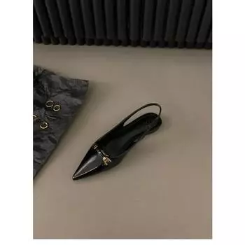 Женские босоножки с открытой пяткой на плоской подошве, летние женские мюли с острым носком, модные пляжные туфли с изображением животных на низком каблуке, роскошные сандалии 35