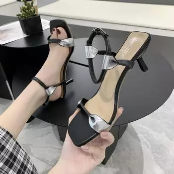 Женские босоножки с открытым носком для изменения формы стопы и подчеркивания модных тенденций на лето, для банкета на пляже, вечеринки на свежем воздухе 35