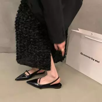 Женские босоножки, туфли для женщин, летние босоножки на каблуке с острым носком 2024 года, универсальная женская обувь, модная обувь на мягкой подошве 35 абрикосовый