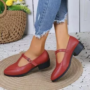 Женские босоножки, высокие каблуки, летние босоножки на плоской подошве, женские туфли с острым носком на квадратном каблуке, модные женщины 35