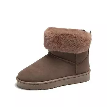 Женские ботильоны для снега Зима 2025 Ботильоны Обувь для женщин Плоские Таби Демисезонные Удобные Весенний тренд По акции Распродажа ботинок 35